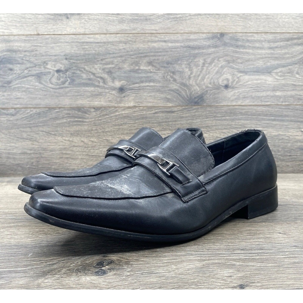 Perry Ellis Men's Stewart Portfolio Dress Shoes Size 10.5 Black‎